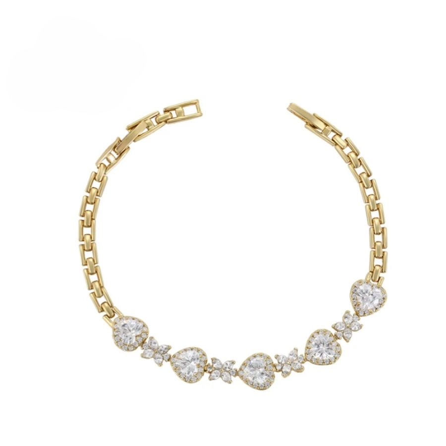 Bracelet Papillon Et Cœur Femme