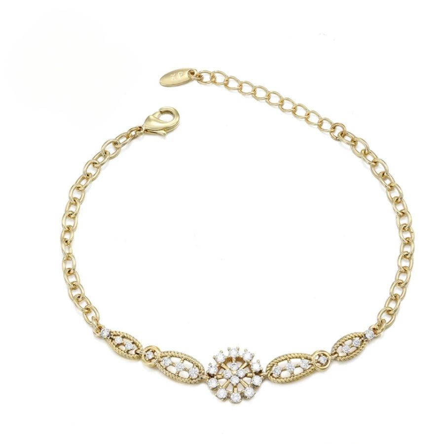 Bracelet Motif Fleur Femme