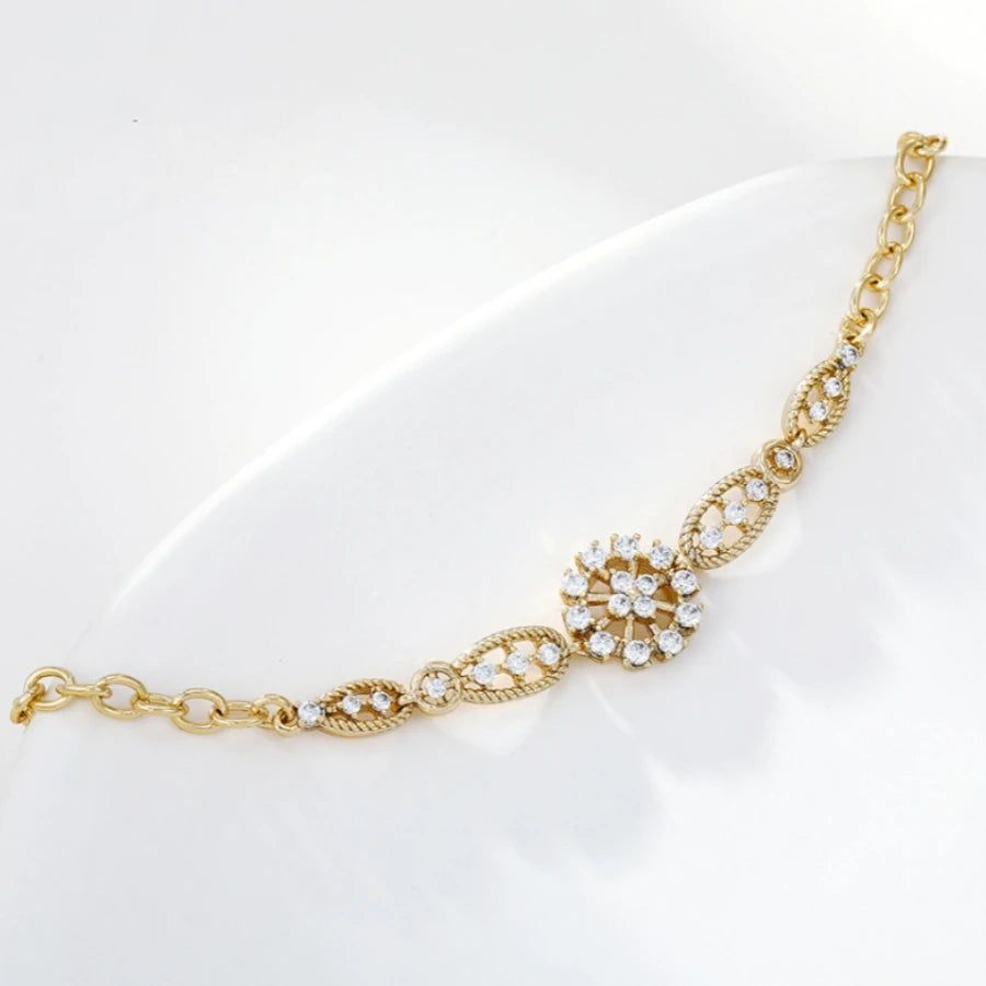 Bracelet Motif Fleur Femme
