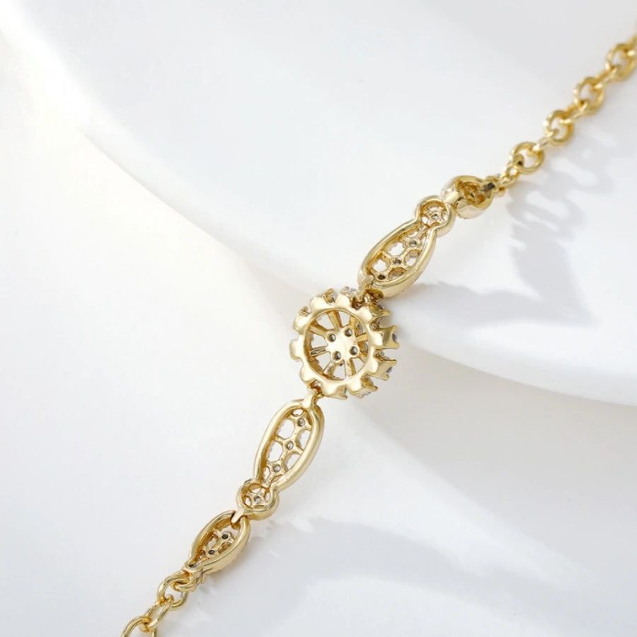Bracelet Motif Fleur Femme