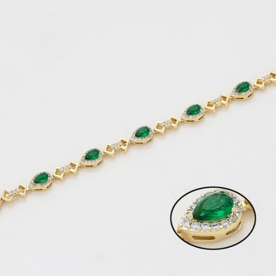 Bracelet Femme Or Vert