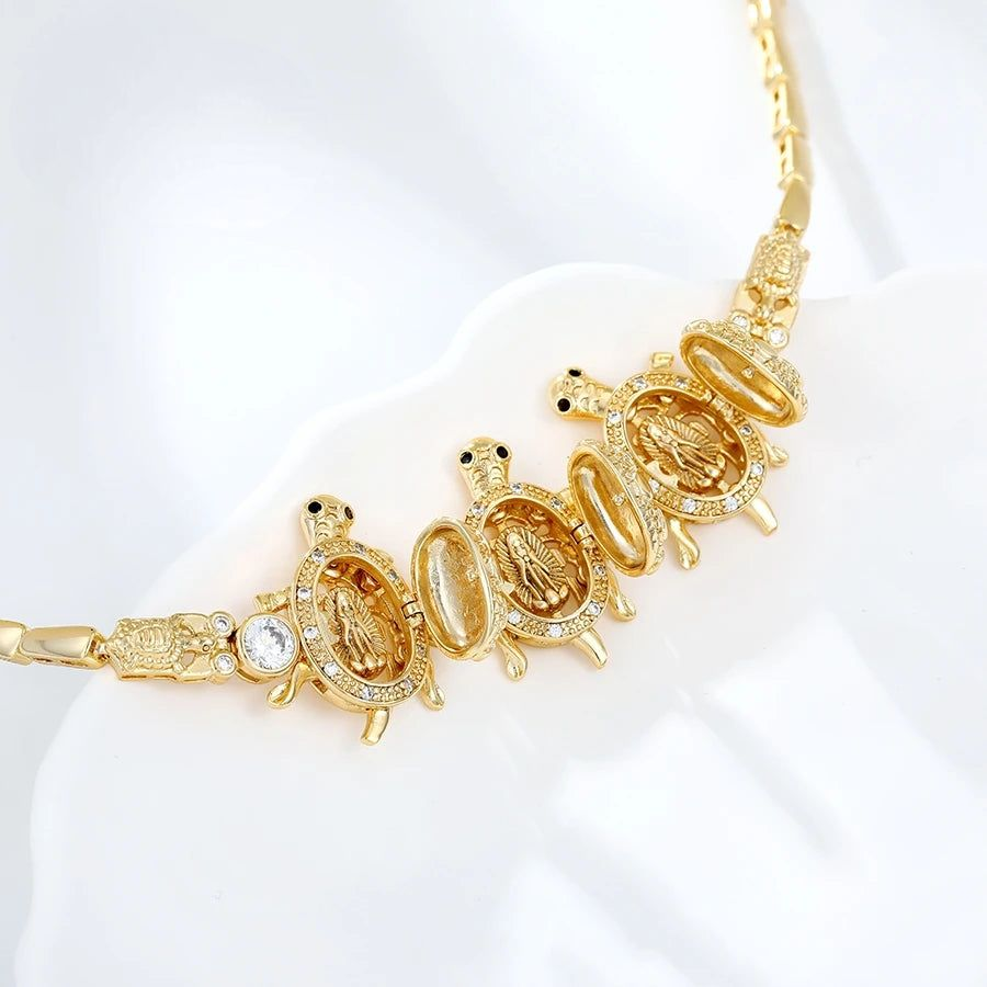 Bracelet Femme Doré Tortues Scintillantes