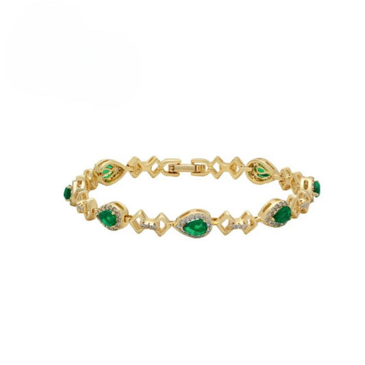 Bracelet Femme Or Vert