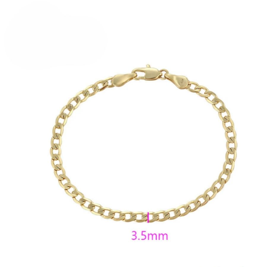 Bracelet Chaîne Femme Or