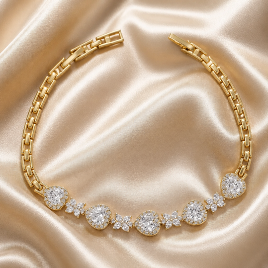 Bracelet Papillon Et Cœur Femme